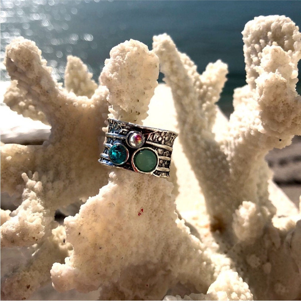 Nwot Silver Plated Ring - image 4